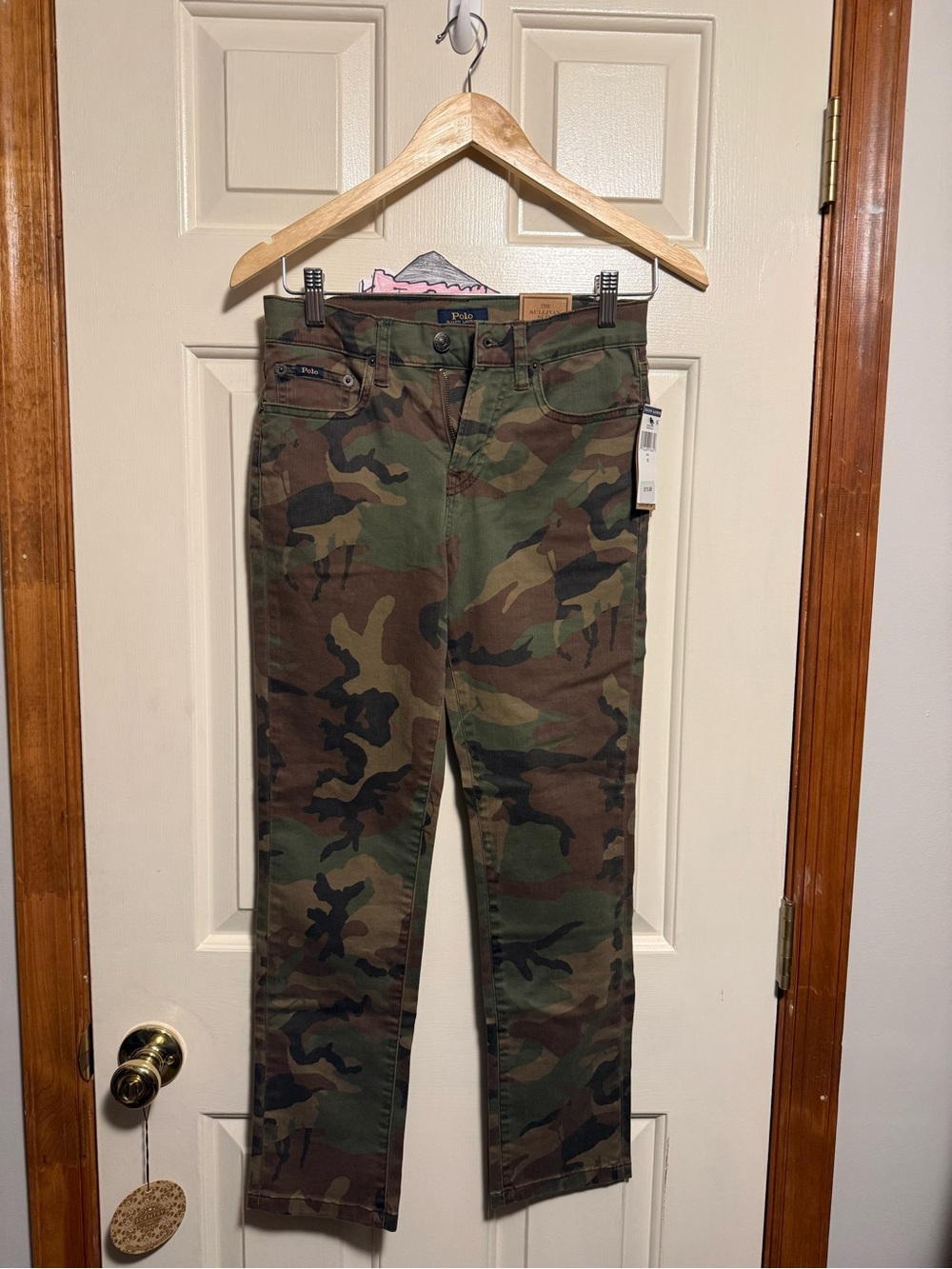Boy’s Ralph Lauren Slim Fit Jeans - Green Camo